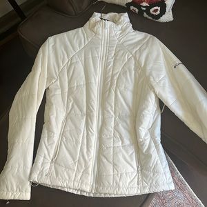 Columbia White Puffer Jacket